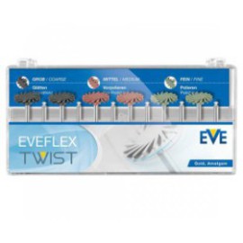 EVEFLEX Twist, Gold & Amalgam Polishing, RA, 12 Pieces