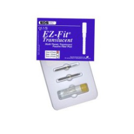 EZ-Fit Translucent Passive Fiber Post Kit, Size 0