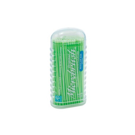 Microbrush Applicator, Regular, Green, 2.0mm