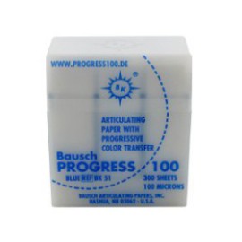 PROGRESS 100, Articulating Paper 100μm, Blue, PK/300 Strips