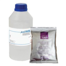 UniveCAST, Investment Material for Crown and Bridge, 100g, PK/60 + Liquid 1L