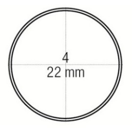 Double-sided Rhodium Mirrors N.4