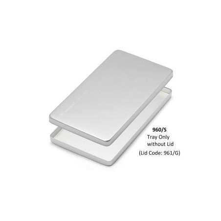 Tray Mini Aluminum Silver