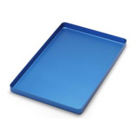 Aluminum Tray Blue Small 185 x 140 x 15mm