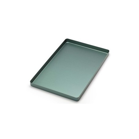 Aluminum Tray Green Small 185 x 140 x 15mm