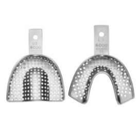 S.Steel Perforated Impression Trays No.5 (Large), PK/2