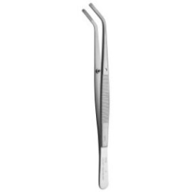 Tweezer For Suture Curved