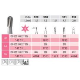 Carbide Bur, Pear RA 237-010