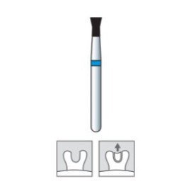 Diamond Burs, Inverted Cone, Medium Grit, FG 019-018