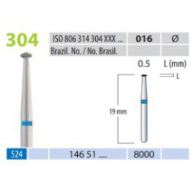 Diamond Burs, Knife Edge, FG 304-016, Medium