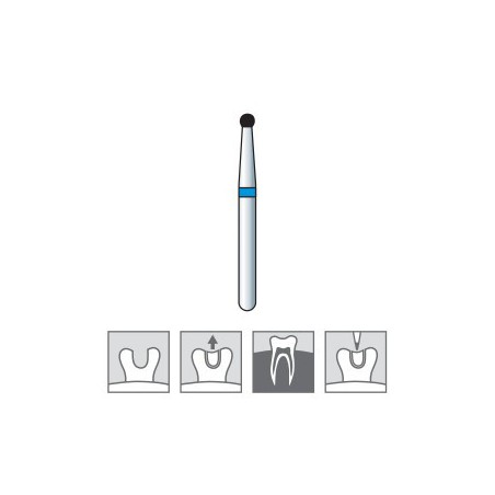 Diamond Burs, Round, Coarse Grit, FG 001-014