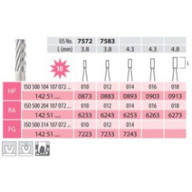 Fine Carbide Bur, Cylinder RA 107-012