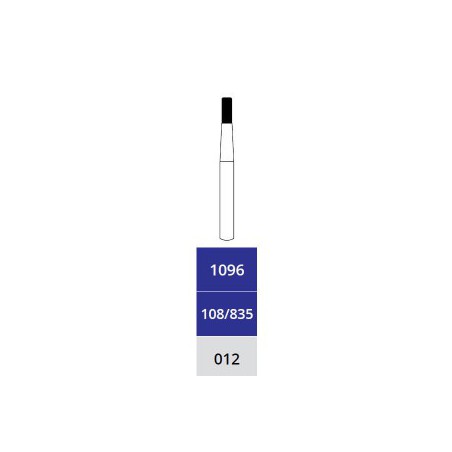 Diamond Bur, Cylinder, Medium, FG Short 012