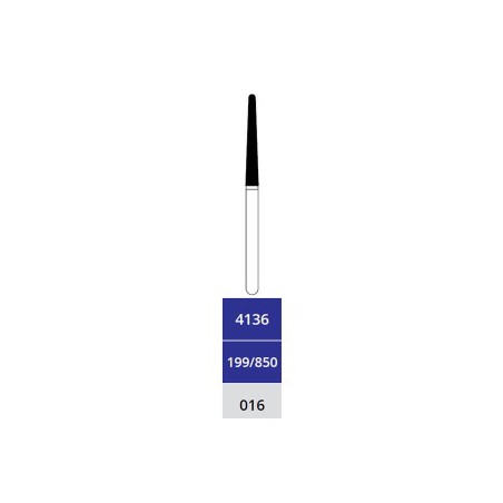 Diamond Bur, Cone Round End, X-Coarse, FG Long 315-016, 4136VC