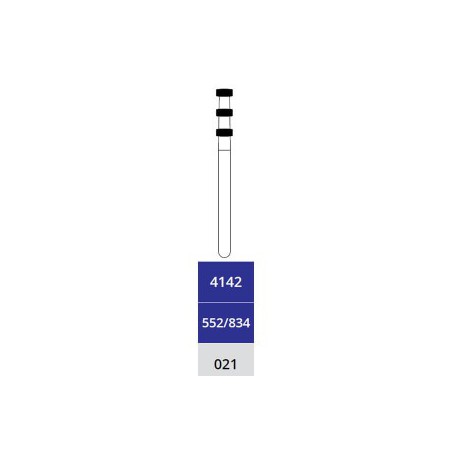 Diamond Bur, Wheel, Medium, FG Long 315-021