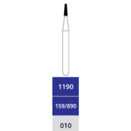 Diamond Bur, Cone, X-Fine, FG, 010, 1190EF