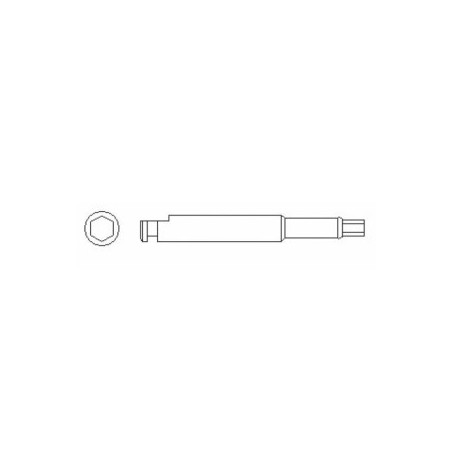 Biomet 3i, Hexagonal Screw Driver Tip 1.20 (25mm) with Handle