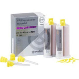 A-Silicone, Medium Body, Regular Set, Cartridge 50ml x2 (Monohpase)