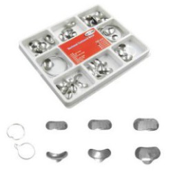 Sectional Contoured Metal Matrices Kit, PK/100