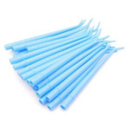 Disposable Surgical Aspirator Tips, Blue (Large), PK/25