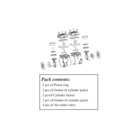 Repairing Kit for Oilless Air Compressor 550w