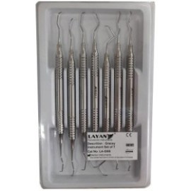 Gracey Curettes, Set/7 Pcs