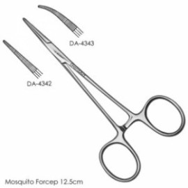 Hemostatic Forcep Mosquito Striaght 12.5cm Straight