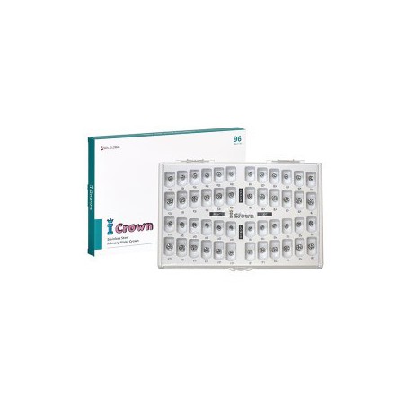 Stainless Steel Molar Crowns Kit/96