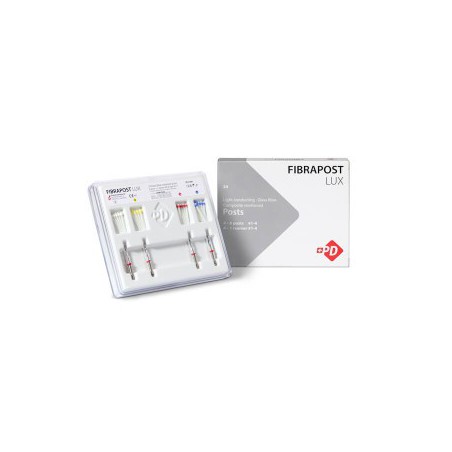 Fiberapost Lux LC, Assorted Kit, No. 1-4, Post + Reamers