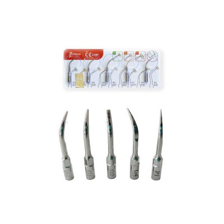 Ultrasonic Scaler Tips Set (G1*2,G2,G4,P1) for Woodpecker and EMS ONLY