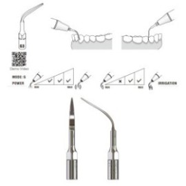 G3 Woodpecker Scaler Tip, Removal of Supragingival Deposit and Interproximal