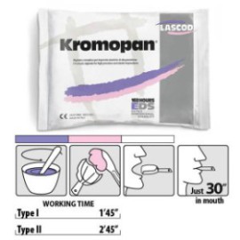 KROMOPAN Chromatic Alginate, Violet/Pink/White Type 1, Fast