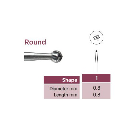 Operative Carbide Bur, Round, RA-008