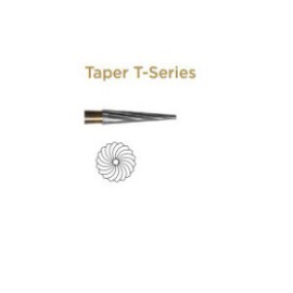 Trimming & Finishing Carbide Bur, Taper T-Series, FG-014, 30 Blades