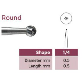 Operative Carbide Bur, Round, RA-005