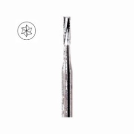 Operative Carbide Bur, Straight Flat End Crosscut, Short FG-010