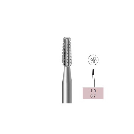 Operative Carbide Bur, Taper Dome End Crosscut, FG-010