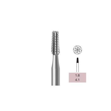 Operative Carbide Bur, Taper Dome End Crosscut, FG-016