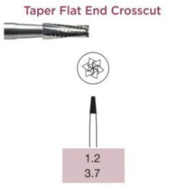 Operative Carbide Bur, Taper Flat End Crosscut, RA-012