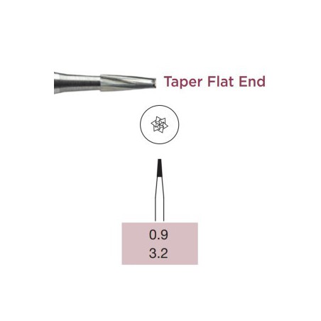 Operative Carbide Bur, Taper Flat End, RA-009