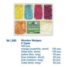 Wooden Wedge, Medium, Short (Assorted)