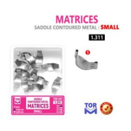 Saddle Contoured Metal Matrice, Small, Standard