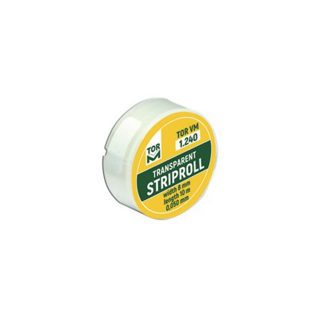 Transparent Striproll, 8mm, 10m Roll