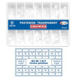 Posterior Transparent Crowns Universal Kit