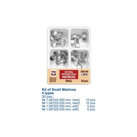 Sectional Contoured Matrices Small (Assorted Hardness), PK/30