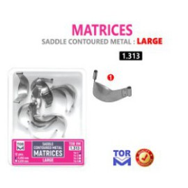 Saddle Contoured Metal Matrice, Large, Standard