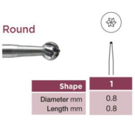 Operative Carbide Bur, Round, RA-008