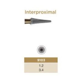 Trimming & Finishing Carbide Bur, Interproximal, FG-012, 30 Blades