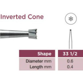 Operative Carbide Bur, Inverted Cone, RA-006