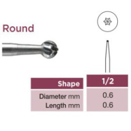 Operative Carbide Bur, Round, RA-006